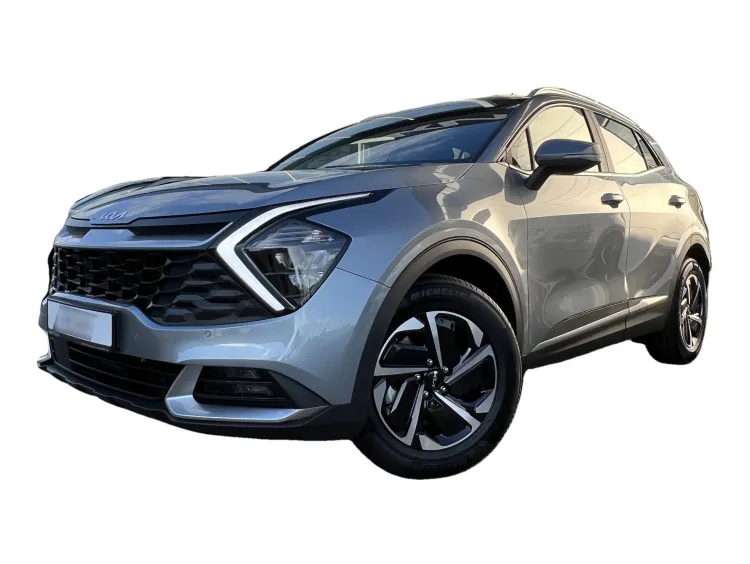 SZARY SUV KIA SPORTAGE z 2025 r., BENZYNA, skrzynia biegów AUTOMATYCZNA 210KM, zdjęcie główne