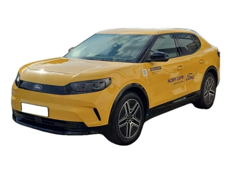 ŻÓŁTY HATCHBACK FORD CAPRI z 2025 r., ELEKTRYCZNY, skrzynia biegów AUTOMATYCZNA 210KM, zdjęcie główne