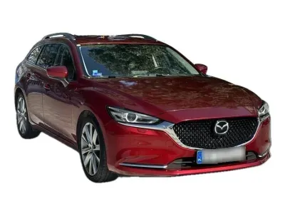 CZERWONY KOMBI MAZDA 6 z 2022 r., BENZYNA, skrzynia biegów AUTOMATYCZNA 165KM, zdjęcie 7 z 19
