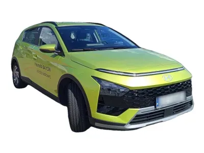 ZIELONY CROSSOVER HYUNDAI BAYON z 2025 r., BENZYNA, skrzynia biegów MANUALNA 101KM, zdjęcie główne