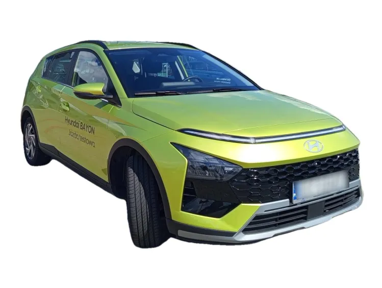 ZIELONY CROSSOVER HYUNDAI BAYON z 2025 r., BENZYNA, skrzynia biegów MANUALNA 101KM, zdjęcie główne