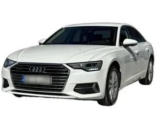 BIAŁY SEDAN AUDI A6 z 2022 r., DIESEL, skrzynia biegów AUTOMATYCZNA 204KM, zdjęcie główne
