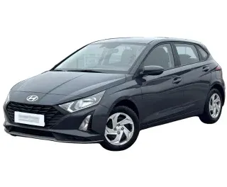 SZARY HATCHBACK HYUNDAI I20 z 2024 r., BENZYNA, skrzynia biegów MANUALNA 84KM, zdjęcie główne