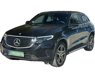 CZARNY SUV MERCEDES CLASE EQC z 2021 r., ELEKTRYCZNY, skrzynia biegów AUTOMATYCZNA 408KM, zdjęcie główne