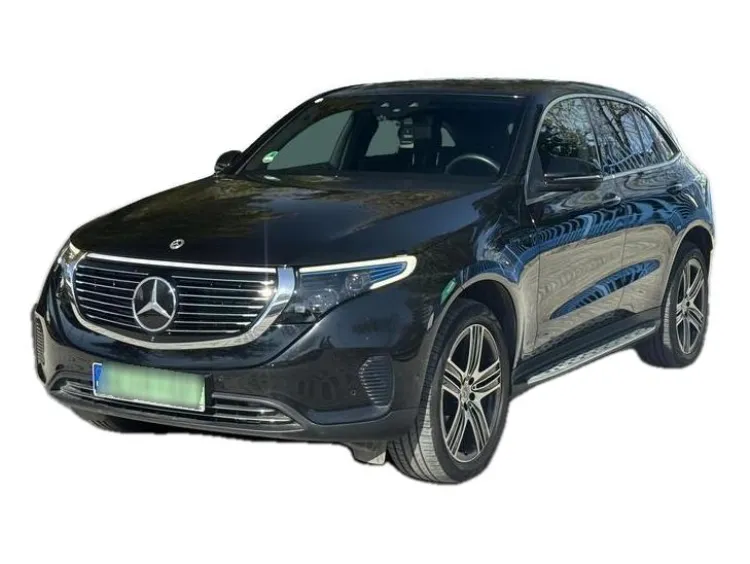 CZARNY SUV MERCEDES CLASE EQC z 2021 r., ELEKTRYCZNY, skrzynia biegów AUTOMATYCZNA 408KM, zdjęcie główne