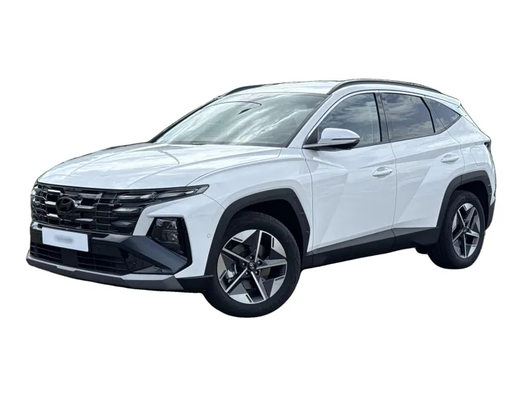 BIAŁY SUV HYUNDAI TUCSON z 2026 r., BENZYNA, skrzynia biegów AUTOMATYCZNA 150KM, zdjęcie główne