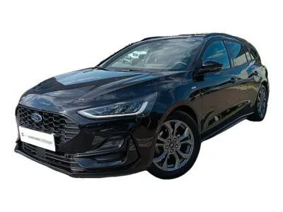 CZARNY KOMBI FORD FOCUS TURNIER z 2025 r., HYBRYDA/BENZYNA, skrzynia biegów AUTOMATYCZNA 155KM, zdjęcie główne