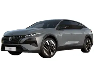 SZARY CROSSOVER PEUGEOT 408 GT z 2026 r., HYBRYDA/BENZYNA, skrzynia biegów AUTOMATYCZNA 145KM, zdjęcie główne