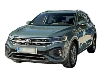 NIEBIESKI SUV VOLKSWAGEN T-ROC z 2022 r., BENZYNA, skrzynia biegów AUTOMATYCZNA 150KM, zdjęcie 9 z 19