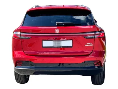 CZERWONY SUV MG HS z 2026 r., HYBRYDA/BENZYNA, skrzynia biegów AUTOMATYCZNA 224KM, zdjęcie 14 z 17