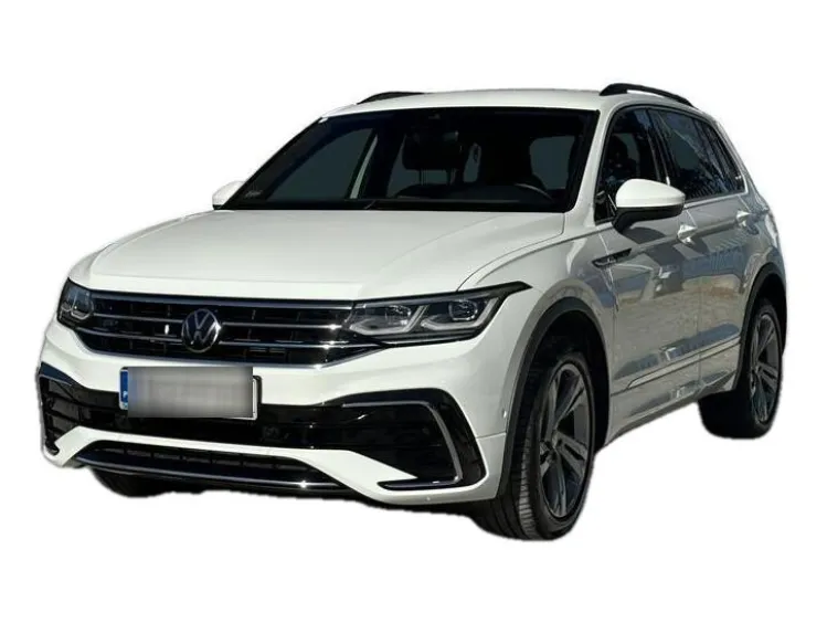 BIAŁY SUV VOLKSWAGEN TIGUAN z 2022 r., DIESEL, skrzynia biegów AUTOMATYCZNA 200KM, zdjęcie główne