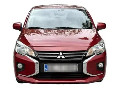 CZERWONY HATCHBACK MITSUBISHI SPACE STAR z 2022 r., BENZYNA, skrzynia biegów AUTOMATYCZNA 71KM, zdjęcie 3 z 19