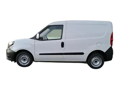 BIAŁY VAN FIAT DOBLÒ z 2021 r., DIESEL, skrzynia biegów MANUALNA 90KM, zdjęcie 2 z 9