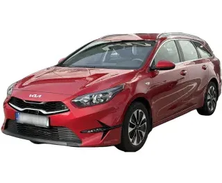 CZERWONY KOMBI KIA CEED z 2025 r., BENZYNA, skrzynia biegów AUTOMATYCZNA 140KM, zdjęcie główne