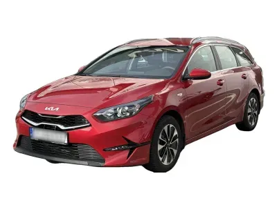 CZERWONY KOMBI KIA CEED z 2025 r., BENZYNA, skrzynia biegów AUTOMATYCZNA 140KM, zdjęcie główne