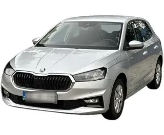 SREBRNY HATCHBACK SKODA FABIA z 2024 r., BENZYNA, skrzynia biegów MANUALNA 116KM, zdjęcie główne