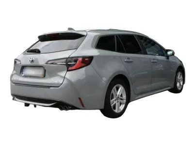 SZARY KOMBI TOYOTA COROLLA z 2021 r., HYBRYDA/BENZYNA, skrzynia biegów AUTOMATYCZNA 184KM, zdjęcie 3 z 15