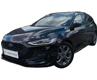 CZARNY KOMBI FORD FOCUS z 2025 r., HYBRYDA/BENZYNA, skrzynia biegów AUTOMATYCZNA 155KM, zdjęcie główne