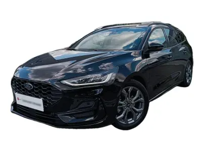 CZARNY KOMBI FORD FOCUS z 2025 r., HYBRYDA/BENZYNA, skrzynia biegów AUTOMATYCZNA 155KM, zdjęcie główne