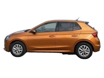 POMARAŃCZOWY HATCHBACK SKODA FABIA z 2025 r., BENZYNA, skrzynia biegów MANUALNA 116KM, zdjęcie 9 z 16