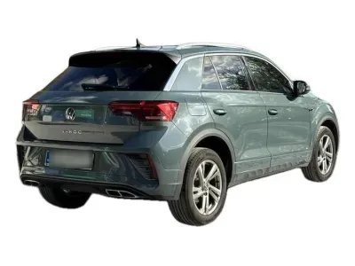 NIEBIESKI SUV VOLKSWAGEN T-ROC z 2022 r., BENZYNA, skrzynia biegów AUTOMATYCZNA 150KM, zdjęcie 5 z 19