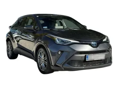 SZARY SUV TOYOTA C-HR z 2022 r., HYBRYDA/BENZYNA, skrzynia biegów AUTOMATYCZNA 122KM, zdjęcie 12 z 19