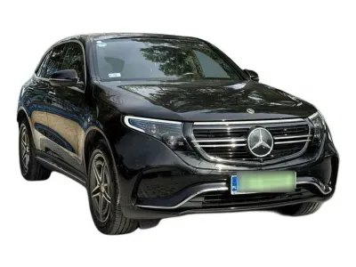 CZARNY SUV MERCEDES CLASE EQC z 2020 r., ELEKTRYCZNY, skrzynia biegów AUTOMATYCZNA 408KM, zdjęcie 8 z 19
