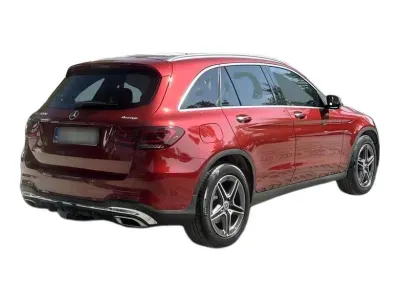 CZERWONY SUV MERCEDES CLASE GLC z 2022 r., DIESEL, skrzynia biegów AUTOMATYCZNA 245KM, zdjęcie 9 z 19