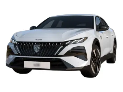 BIAŁY CROSSOVER PEUGEOT 408 GT z 2026 r., HYBRYDA/BENZYNA, skrzynia biegów AUTOMATYCZNA 145KM, zdjęcie 6 z 7