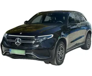 CZARNY SUV MERCEDES CLASE EQC z 2022 r., ELEKTRYCZNY, skrzynia biegów AUTOMATYCZNA 408KM, zdjęcie główne