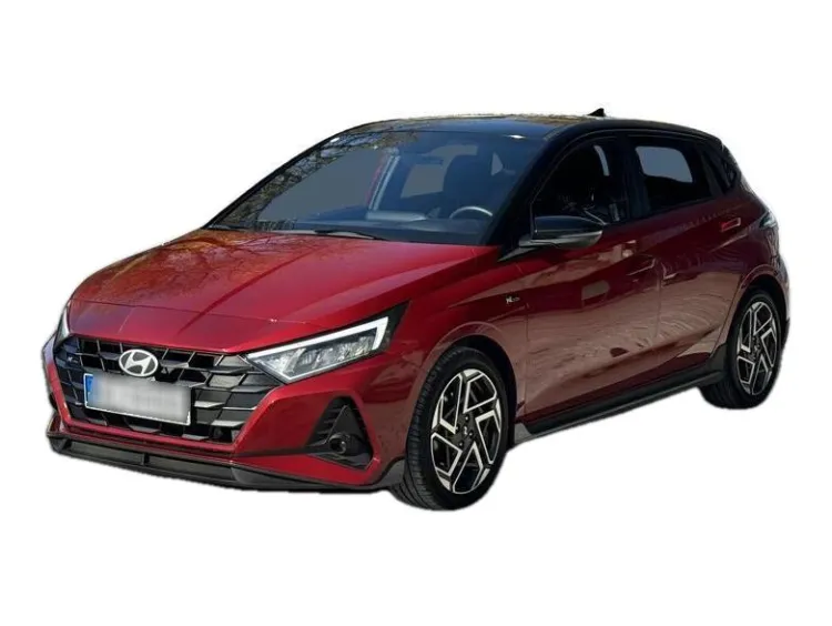 CZERWONY HATCHBACK HYUNDAI I20 z 2025 r., BENZYNA, skrzynia biegów AUTOMATYCZNA 101KM, zdjęcie główne