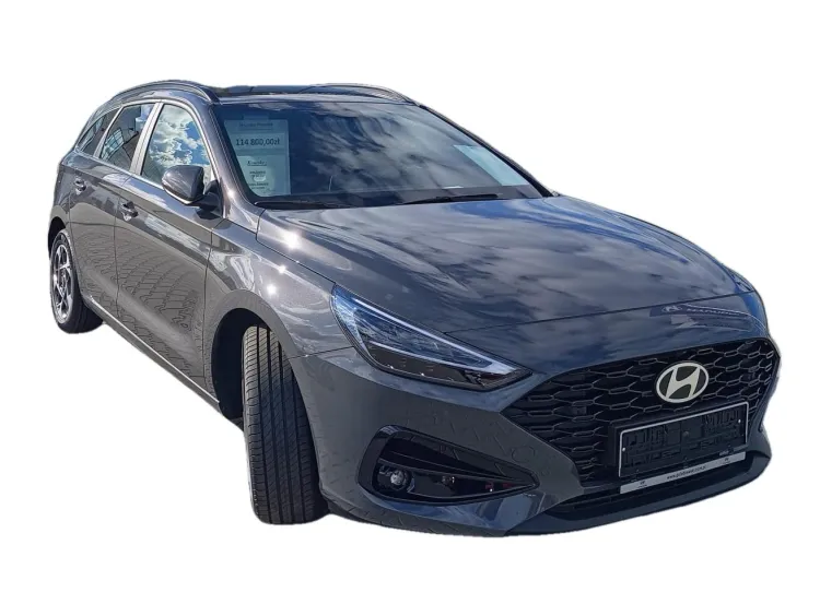 SZARY KOMBI HYUNDAI I30 z 2025 r., BENZYNA, skrzynia biegów AUTOMATYCZNA 140KM, zdjęcie główne