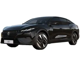 CZARNY CROSSOVER PEUGEOT 408 GT z 2026 r., HYBRYDA/BENZYNA, skrzynia biegów AUTOMATYCZNA 145KM, zdjęcie główne