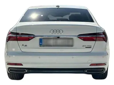 BIAŁY SEDAN AUDI A6 z 2022 r., DIESEL, skrzynia biegów AUTOMATYCZNA 204KM, zdjęcie 3 z 19