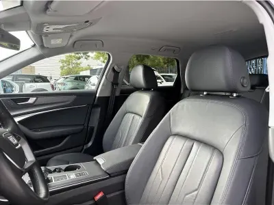 BIAŁY KOMBI AUDI A6 z 2023 r., BENZYNA, skrzynia biegów AUTOMATYCZNA 265KM, zdjęcie 7 z 18