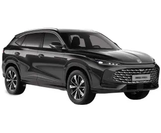 CZARNY SUV MG HS z 2026 r., HYBRYDA/BENZYNA, skrzynia biegów AUTOMATYCZNA 224KM, zdjęcie główne