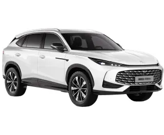 CZARNY SUV MG HS z 2026 r., HYBRYDA/BENZYNA, skrzynia biegów AUTOMATYCZNA 272KM, zdjęcie główne